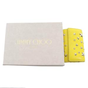 【未使用品】JIMMY CHOO NEPTUNE イエロー キーケース ジミーチュウ JIMMY CHOO キーケース 6連 NEPTUNE レザー