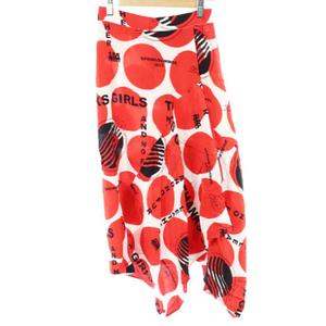 ステラマッカートニー STELLA McCARTNEY スカート 変形 ロング ミモレ