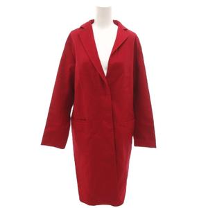 マッキントッシュ MACKINTOSH チェスターコート ロング シルク混 34 赤 レッド /FF ■GY62 レディース