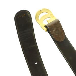 グッチ GUCCI GGマーモントゴールドバックルベルト ロゴ レザー 茶 ブラウン ゴールドカラー /SS ■OS ■OH ■GY62 メンズ