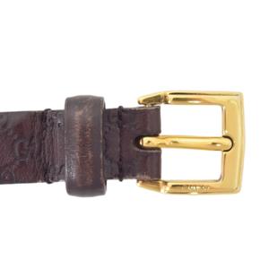 グッチ GUCCI GG柄 ベルト ハトメ 茶 ブラウン 269813 ■GY62 メンズ レディース