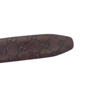 グッチ GUCCI GG柄 ベルト ハトメ 茶 ブラウン 269813 ■GY62 メンズ レディース