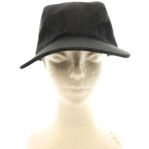 未使用品 グッチ GUCCI タグ付き ワークキャップ 帽子 L 黒 ブラック /SS ■OS ■OH ■GY62 メンズ
