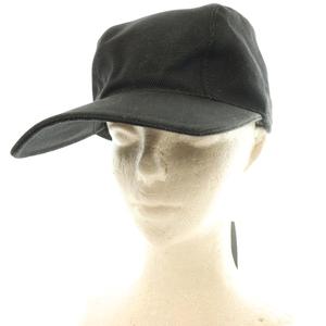 未使用品 グッチ GUCCI タグ付き ワークキャップ 帽子 L 黒 ブラック /SS ■OS ■OH ■GY62 メンズ
