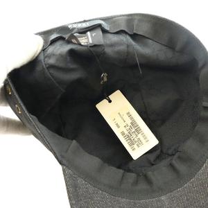未使用品 グッチ GUCCI タグ付き ワークキャップ 帽子 L 黒 ブラック /SS ■OS ■OH ■GY62 メンズ