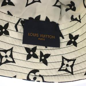 ルイヴィトン LOUIS VUITTON 2020ホリデイセレクション ボブ モノグラム バケットハット S 黒 ブラック 白 ホワイト M76724 /TK ■OH ■GY62 メンズ