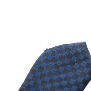 ルイヴィトン LOUIS VUITTON クラヴァット マイクロダミエ ワイドタイ ネクタイ シルク 絹 紺 ネイビー /AN ■OH ■GY62 メンズ