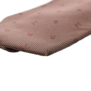 ルイヴィトン LOUIS VUITTON モノグラム ワイドタイ ネクタイ 総柄 シルク 絹 茶 ブラウン /AN ■GY62 ■OH メンズ