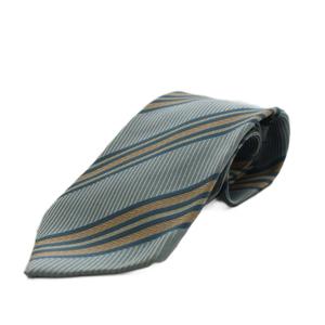 グッチ GUCCI ワイドタイ ネクタイ レジメンタルストライプ シルク 絹 水色 ライトブルー /AN ■GY62 ■OH メンズ