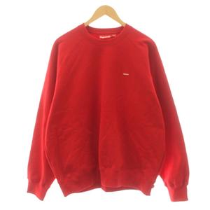 シュプリーム SUPREME 24SS Small Box Raglan Crewneck トレーナー スウェット 長袖 クルーネック 裏起毛 L 赤 レッド /KU ■GY62 メンズ
