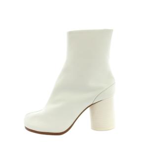 マルタンマルジェラ 22 Martin Margiela 22 足袋ブーツ ショート レザー 35 22.0cm 白 ホワイト /MI ■GY62 レディース