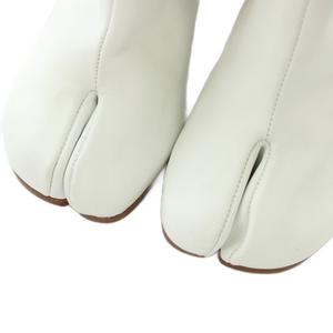 マルタンマルジェラ 22 Martin Margiela 22 足袋ブーツ ショート レザー 35 22.0cm 白 ホワイト /MI ■GY62 レディース