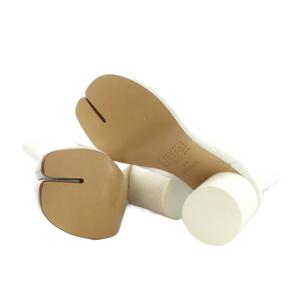 マルタンマルジェラ 22 Martin Margiela 22 足袋ブーツ ショート レザー 35 22.0cm 白 ホワイト /MI ■GY62 レディース
