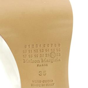 マルタンマルジェラ 22 Martin Margiela 22 足袋ブーツ ショート レザー 35 22.0cm 白 ホワイト /MI ■GY62 レディース