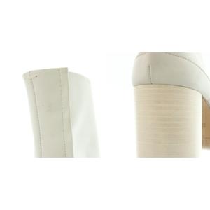 マルタンマルジェラ 22 Martin Margiela 22 足袋ブーツ ショート レザー 35 22.0cm 白 ホワイト /MI ■GY62 レディース