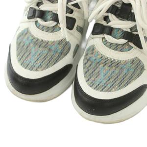 ルイヴィトン LOUIS VUITTON ダッドスニーカー シューズ 37.5 24.0cm 白 ホワイト 黒 ブラック マルチカラー /MI ■GY62 レディース