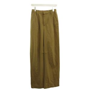エムエムシックス メゾンマルジェラ MM6 Maison Margiela ワイドパンツ トラウザーズ フルレングス ウール 42 キャメル S52KA0517 M35080 /NP ■GY62 レディース