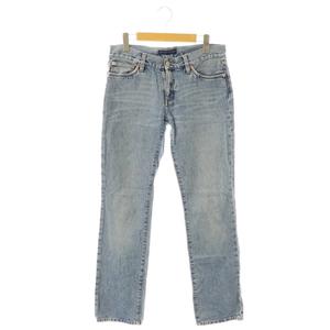ラルフローレン RALPH LAUREN デニムパンツ ジーンズ ジッパーフライ 11 ライトブルー /DO ■GY53 レディース
