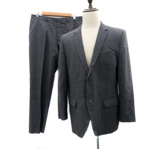 ヒューゴボス HUGO BOSS スーツ セットアップ 上下 テーラードジャケット シングル ミドル丈 総裏地 スラックパンツ アンクル丈 ...