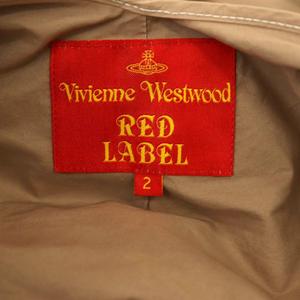ヴィヴィアンウエストウッドレッドレーベル Vivienne Westwood RED LABEL 変形 ダウンジャケット アウター 2 ベージュ /CX ■GY53 レディース