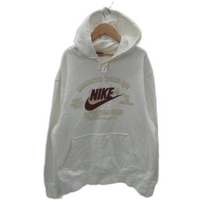 ナイキ NIKE パーカー スウェット プルオーバー XL 白 ホワイト ロゴ /SY35 ■GY58 メンズ