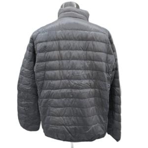 ユニクロ UNIQLO ダウンジャケット ミドル丈 ナイロン XL グレー  /SM1 ■GY61 メンズ