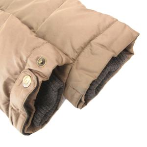 ジャストカヴァリ JUST cavalli ダウンジャケット ジップアップ 50 ブラウン ブラック 切替デザイン /UO ■GY61 メンズ