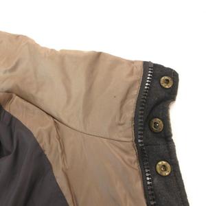 ジャストカヴァリ JUST cavalli ダウンジャケット ジップアップ 50 ブラウン ブラック 切替デザイン /UO ■GY61 メンズ