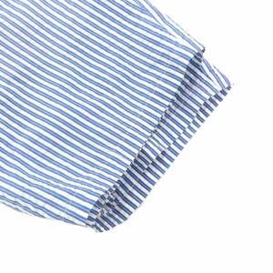 バーバリー BURBERRY ショートパンツ シアサッカー ストライプ 48 ライトブルー 白 ホワイト /JS ■GY61 メンズ