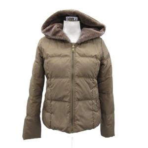 ケティ KETTY CHERIE ダウンジャケット ミドル丈 2 ベージュ フード付き 4125-78030 /SM54 ■GY59 レディース