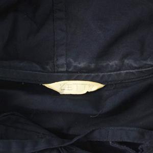 ケティ KETTY フーデッド 半袖 ブラウス シャツ M 黒 ブラック フリル パフスリーブ 肩パッド /KW ■GY58 レディース