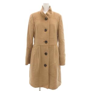 ケティ KETTY 美品 コート アンゴラ 2 ベージュ スタンドカラー /YJ ■GY59 レディース