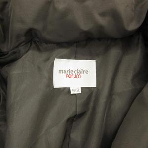 マリクレール MARIE CLAIRE ダウンジャケット ジップアップ フード付 9AR グレー /GV ■GY59 レディース