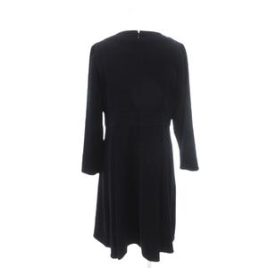 ケティ KETTY 美品 ワンピース 3 紺 ネイビー ロング丈 長袖 バックジッパー 5116564-00 /HW ■GY60 レディース