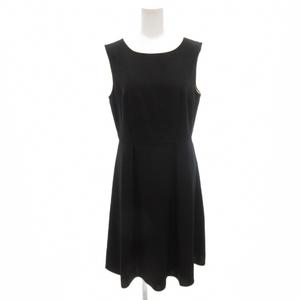 ケティ KETTY 美品 ワンピース 2 黒 ブラック ロング丈 ラウンドネック ノースリーブ 4101-65007 /HW ■GY60 レディース