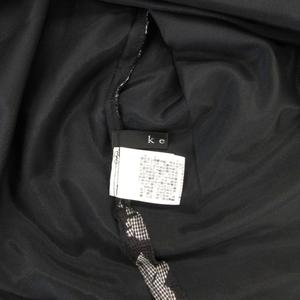 ケティ KETTY 美品 ワンピース 3 黒 ブラック 花柄 半袖 ラウンドネック ロング丈 4101-55107 /HW ■GY60 レディース