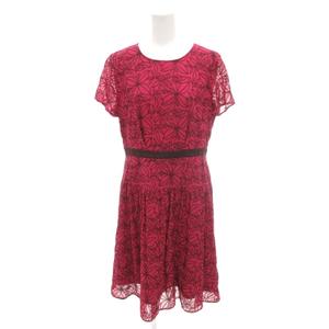 ケティ KETTY 美品 ワンピース 3 ピンク 花柄 半袖 ロング丈 ラウンドネック 5116564-00 /HW ■GY60 レディース