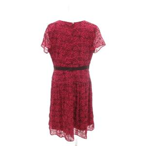 ケティ KETTY 美品 ワンピース 3 ピンク 花柄 半袖 ロング丈 ラウンドネック 5116564-00 /HW ■GY60 レディース