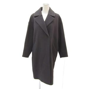 イエナ IENA チェスターコート ロング丈 38 M ブラウン 無地 18-020-900-5500-30 /SY28 ■GY61 レディース