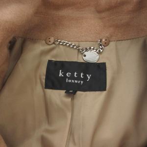 ケティ KETTY ラグジュアリー ステンカラーコート 2 ベージュ アンゴラ 長袖 /NU ■GY61 レディース