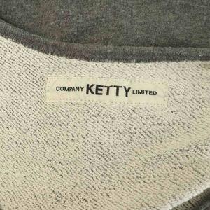 ケティ KETTY スウェットワンピース ロング ノースリーブ グレー /MY ■OS ■GY58 レディース