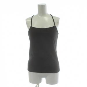 ケティ KETTY アンサンブルニット 2 黒 ブラック 無地 ラウンドネック 七分袖 ラメ入り /PP ■GY58 レディース