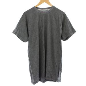 未使用品 フィラ FILA タグ付き Tシャツ LL グレー ロゴ刺繍 半袖 /GP ■GY60 メンズ