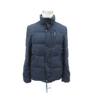 ラトルトラップ RATTLE TRAP ダウンジャケット 上着 ミドル丈 LL 紺 スタンドカラー /SY64 ■GY58 メンズ