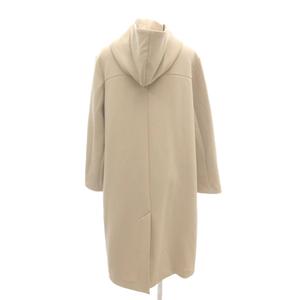 リヴドロワ RIVE DROITE 美品 ダンボールフードコート ロング丈 02 ベージュ /MG ■ECB001 レディース