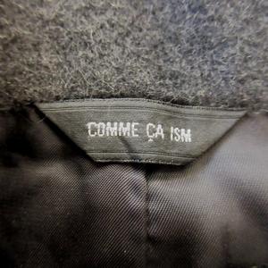 コムサイズム COMME CA ISM コート アンゴラ グレー スタンドカラー ジップアップ /AO8 ■ECD001 レディース