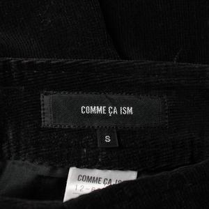 コムサイズム COMME CA ISM コーデュロイ ペインターパンツ パンツ S 黒 無地 ストレートレッグ ボタンフライ /DU ■GY58 メンズ