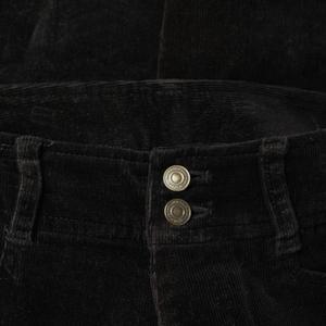 コムサイズム COMME CA ISM コーデュロイ ペインターパンツ パンツ S 黒 無地 ストレートレッグ ボタンフライ /DU ■GY58 メンズ