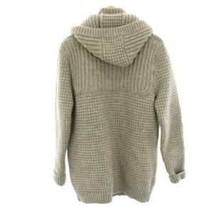 バーク Bark ダッフルコート ニット ウール トグルボタン S グレー /HN ■ECD001 メンズ