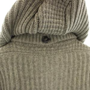 バーク Bark ダッフルコート ニット ウール トグルボタン S グレー /HN ■ECD001 メンズ